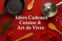 Idées Cadeaux Cuisine 2025 : Inox, Fonte, Bois, Verre Durable