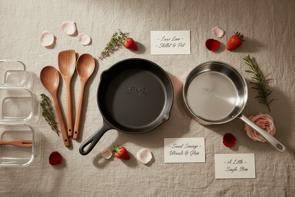 Comparatif Budget Cadeaux Cuisine Saint-Valentin : 60€ VS 200€ (2026)