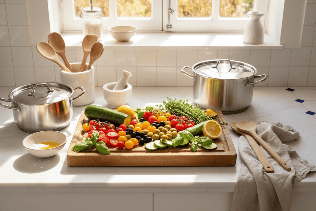 Cuisine Méditerranéenne Été : 10 Recettes Légères Inox Et Bois Pour Toute La Famille (2026)