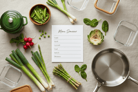 Menu Semaine Mars Printemps : 7 Jours Légumes Saison Ustensiles Sains (2026) - Purcook