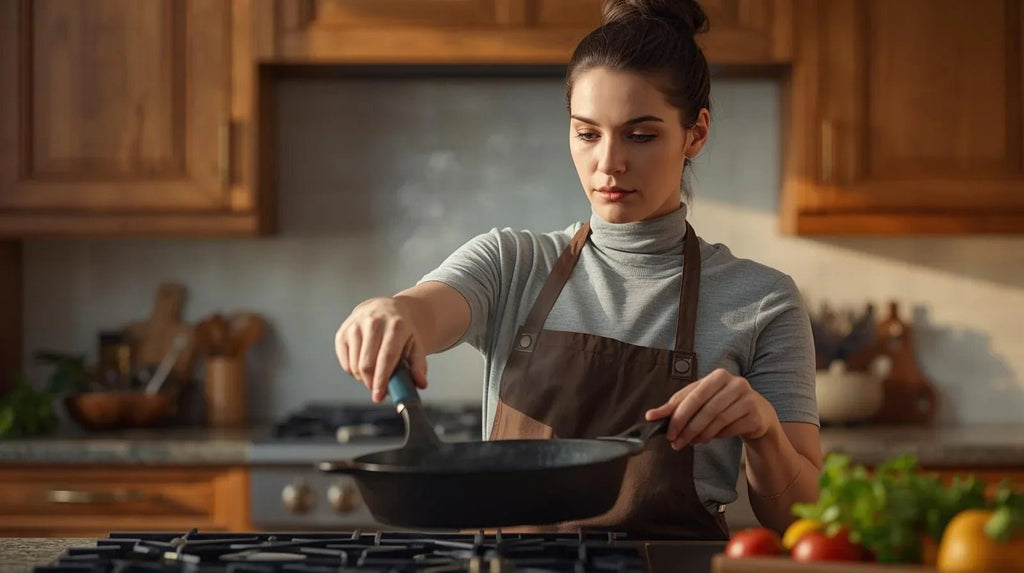 Poêle en fonte non revêtue : Guide santé et cuisson parfaite