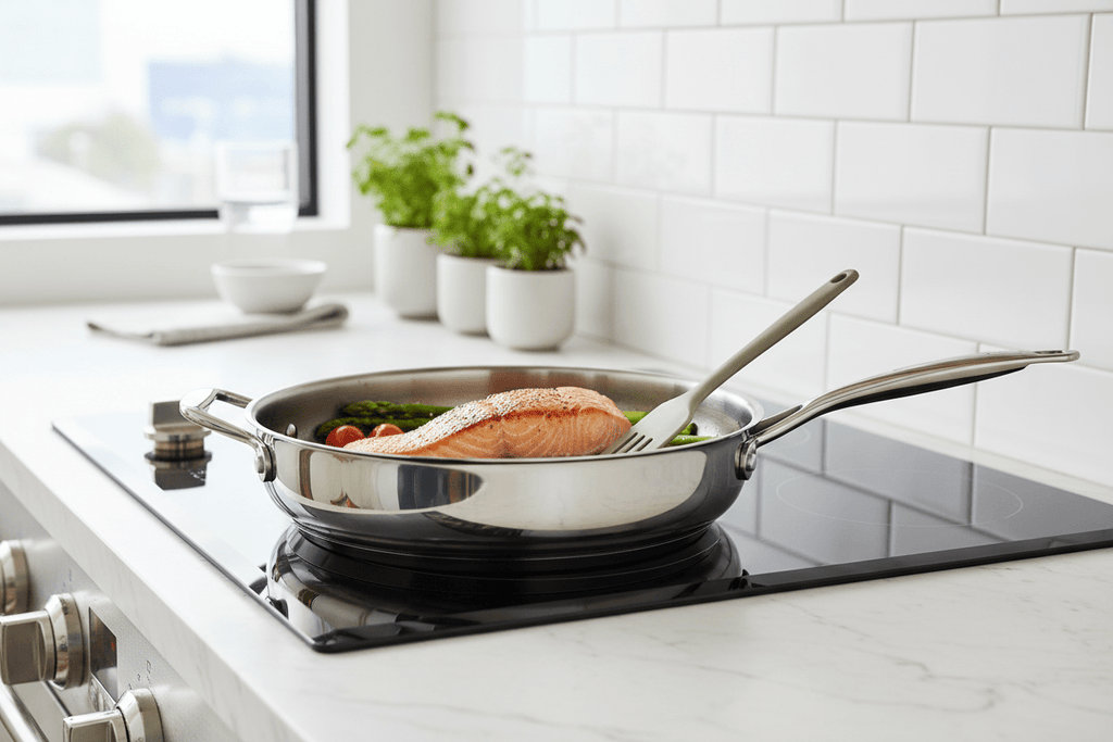 Poêle inox : cuisiner sans que ça accroche | Purcook