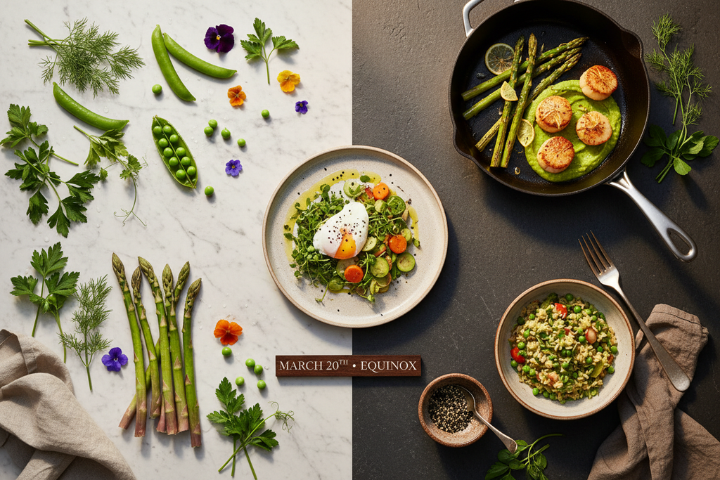 Équinoxe Printemps 20 Mars : Cuisiner L'Équilibre Jour-Nuit (2026)