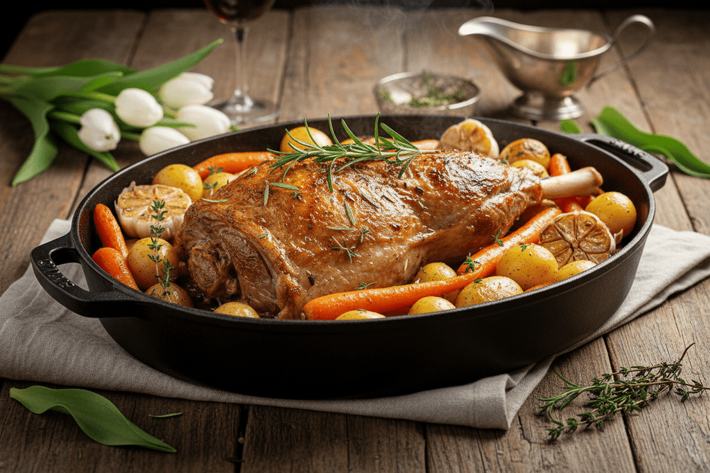Recette Gigot Agneau Pâques Fonte : Fondant Parfait En 2h (2026)