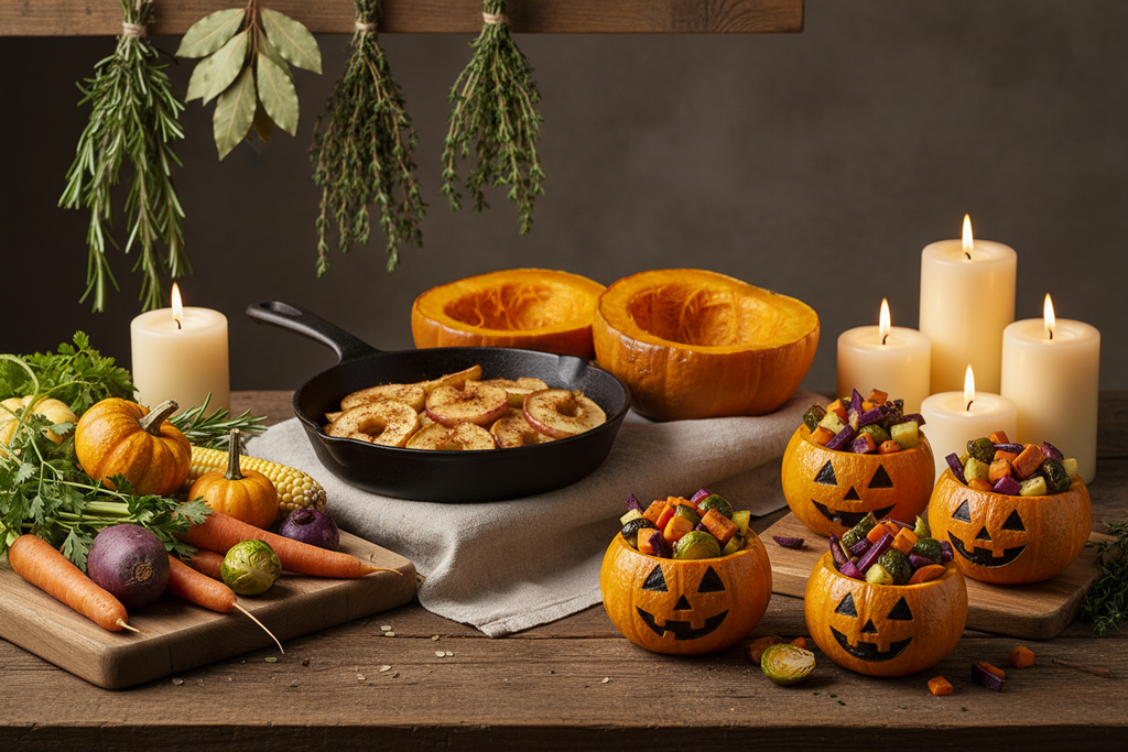 Recettes D'Halloween Saines à Cuisiner En Fonte