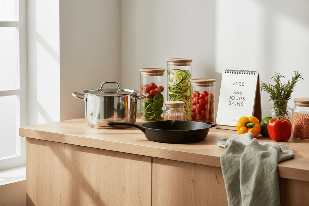 Résolutions 2026 : 10 Objectifs Cuisine Saine Faciles À Tenir (Plan 365 Jours)
