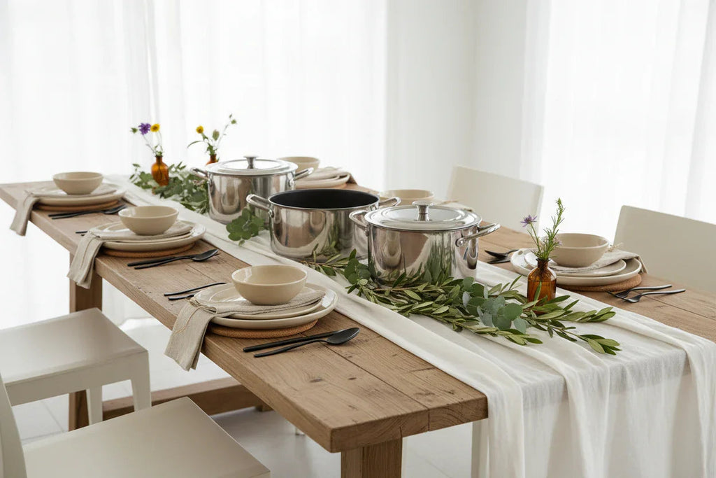 Table de Fêtes Minimaliste 2025 : 5 Idées Élégantes & Naturelles (Guide Déco)