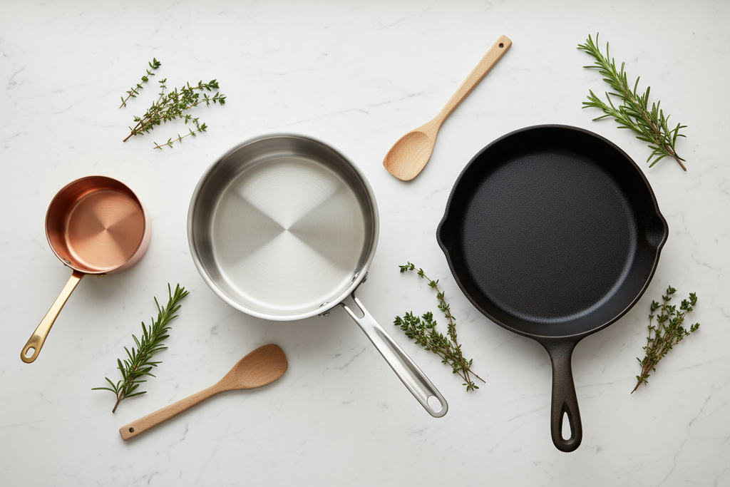 Top 5 Guides Inox Et Fonte : Les Meilleurs Articles Sur Les Matériaux De Cuisson Sains 2026