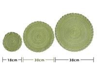 2 sets de table tissés | Napperons décoratifs nordiques - Purcook