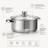 Batterie Cuisine Inox 12 Pièces