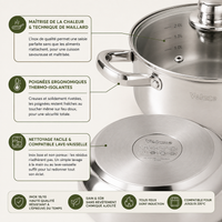 Batterie Cuisine Inox 12 Pièces