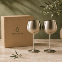 Verre à Cocktail inox - Design Chic Élégant Résistant