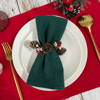 Serviette de table en coton 30×43 cm – Lot de 6