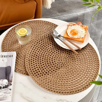 Ensemble de 4 sets de table en jute naturelle – Élégance et durabilité