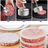 Presse à viande en inox – Moule à burger réglable et durable