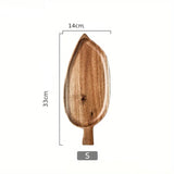 Plateau de service en bois (1 pièce) – Élégant et polyvalent