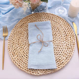 Serviettes de table chic par lot – 10 pièces gaze de coton