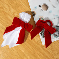 Ensemble d’anneaux de serviette à nœud papillon – 6 pièces chic