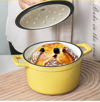 Mini Cocotte En Fonte Sur 3 Pattes Avec Couvercle – Noir – Diamètre 10 Cm