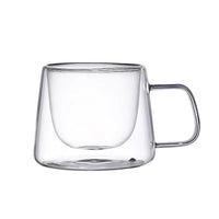 Tasse en verre à café, lait, thé à double paroi , 200ml.