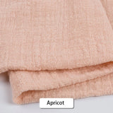 Serviettes de table chic en coton gaze – Lot de 6