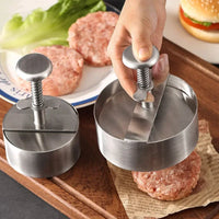 Presse à viande en inox – Moule à burger réglable et durable