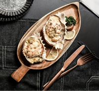 Plateau de service en bois (1 pièce) – Élégant et polyvalent