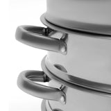 Cuiseur Vapeur Inox Multifonction 26/28/30cm - 5 Étages