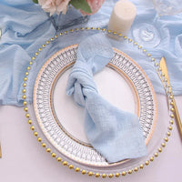 Serviettes de table chic par lot – 10 pièces gaze de coton