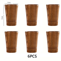 Tasses en Bois naturel