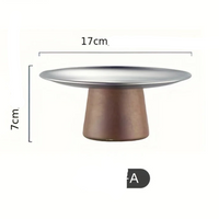 Plateau de présentation en inox élégant