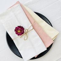 Serviette de table en coton 30×43 cm – Lot de 6