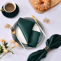 Serviettes de table chic en satin