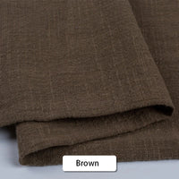 Serviettes de table chic en coton gaze – Lot de 6