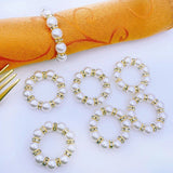 Anneaux pour serviettes de table chic (10 pcs) - Purcook