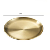 Assiette Plate Inox - Saine Non Toxique Durable Incassable - Purcook
