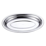 Assiettes, plateau en inox, ovales vintage. - Purcook