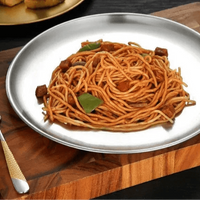 Assiettes plates en inox - Purcook vaisselle inox , plat en inox acier inoxydable  , assiettes inox doré et argent , inox allimentaire 