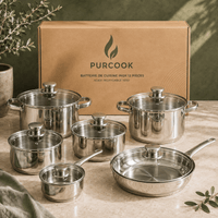 Batterie Cuisine Inox 12 Pièces - Purcook