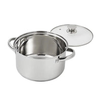Batterie de cuisine inox 10 pièces – Stock épuisé - Purcook