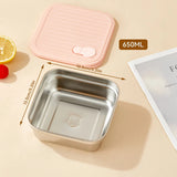 Bento Box Inox Compartimentée & Étanche - Repas Sain Sans Plastique - Purcook
