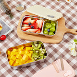 Bento Box Inox Compartimentée & Étanche - Repas Sain Sans Plastique - Purcook