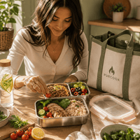 Bento Box Inox Compartimentée & Étanche - Repas Sain Sans Plastique - Purcook
