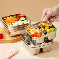 Bento Box Inox Compartimentée & Étanche - Repas Sain Sans Plastique - Purcook