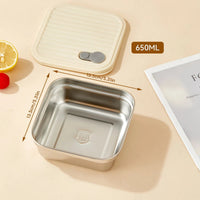 Bento Box Inox Compartimentée & Étanche - Repas Sain Sans Plastique - Purcook