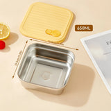 Bento Box Inox Compartimentée & Étanche - Repas Sain Sans Plastique - Purcook