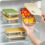 Bento Box Inox Compartimentée & Étanche - Repas Sain Sans Plastique - Purcook