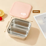 Bento Box Inox Compartimentée & Étanche - Repas Sain Sans Plastique - Purcook