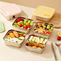 Bento Box Inox Compartimentée & Étanche - Repas Sain Sans Plastique - Purcook