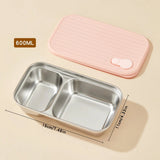 Bento Box Inox Compartimentée & Étanche - Repas Sain Sans Plastique - Purcook